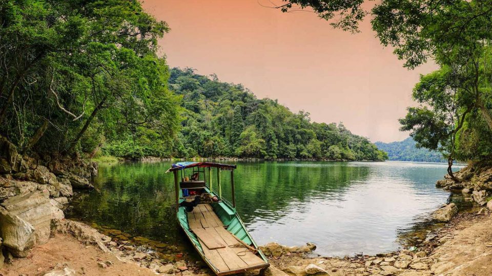 Ba Be Lake located in Ba Be National Park