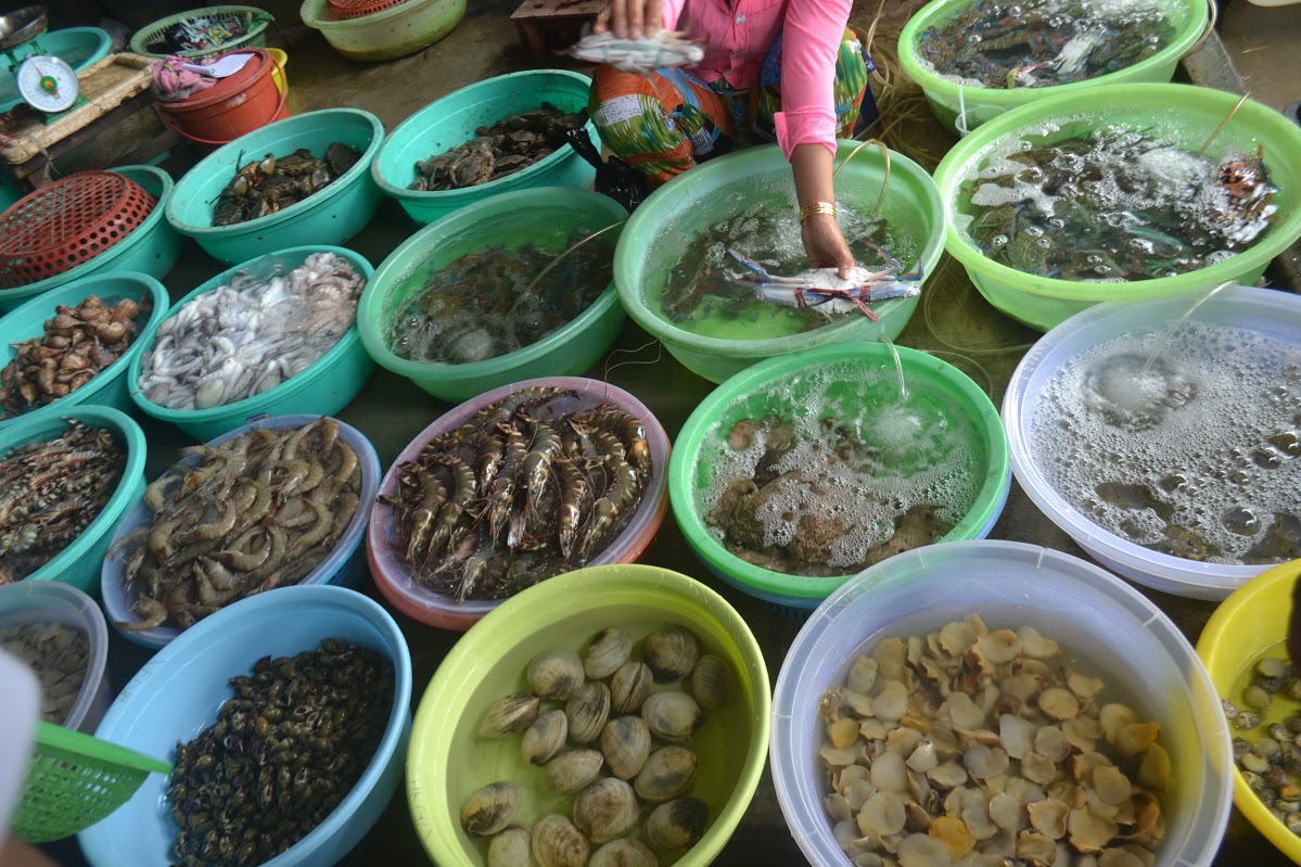 Seafood Market in Con Dao Island