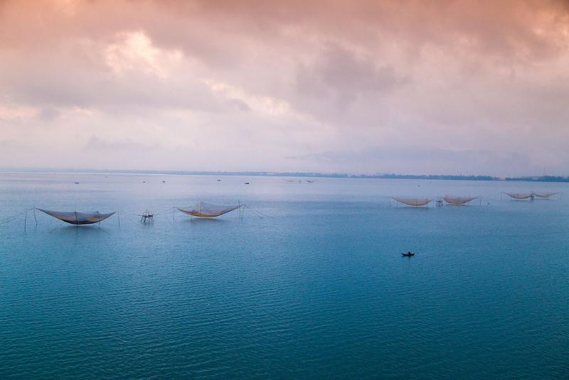 Thi Nai lagoon, Quy Nhon, Vietnam