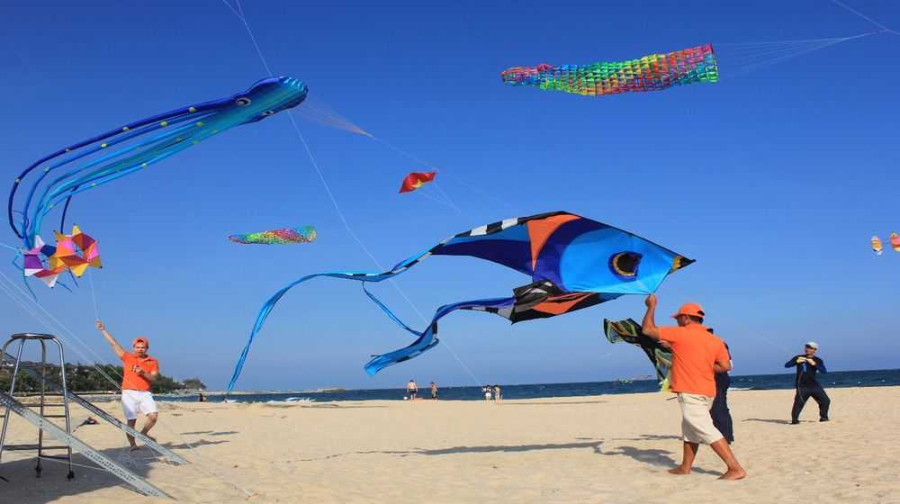 Fly a kite festival in Mui Ne