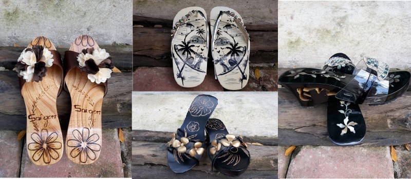 wooden clogs vietnam (Best traditional Vietnamese)