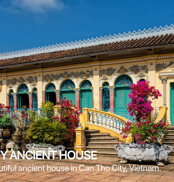 Binh Thuy Ancient House in Can Tho city, Vietnam