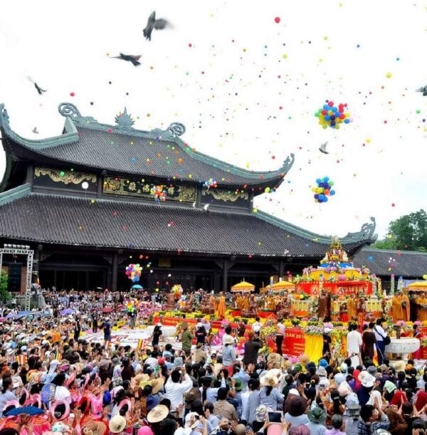 The Huong Pagoda Festival in Hanoi Vietnam