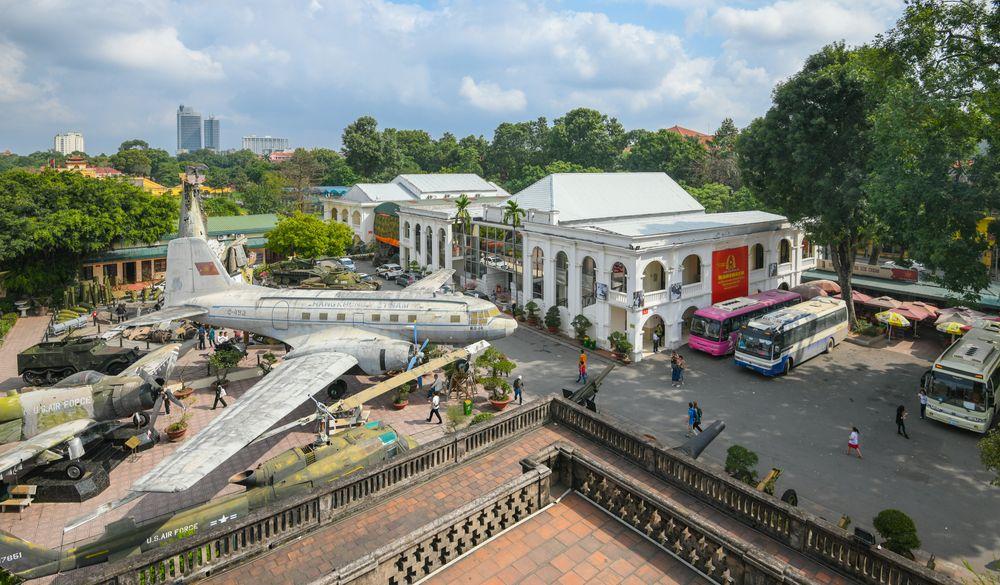Located next to the Flag Tower of Hanoi is the Vietnam Military History Museum