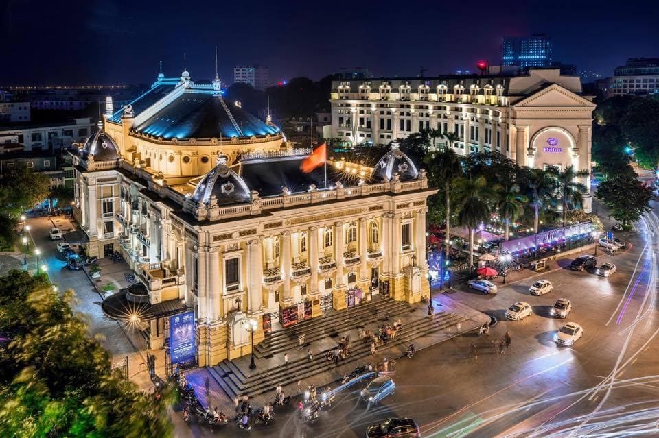 Hanoi Opera House from above