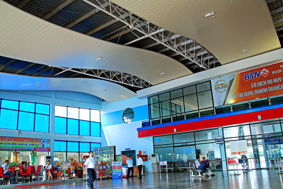 The passenger terminal at Dong Hoi Airport