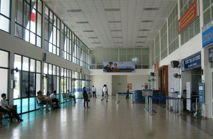 Check-in area at the Dien Bien Phu Airport