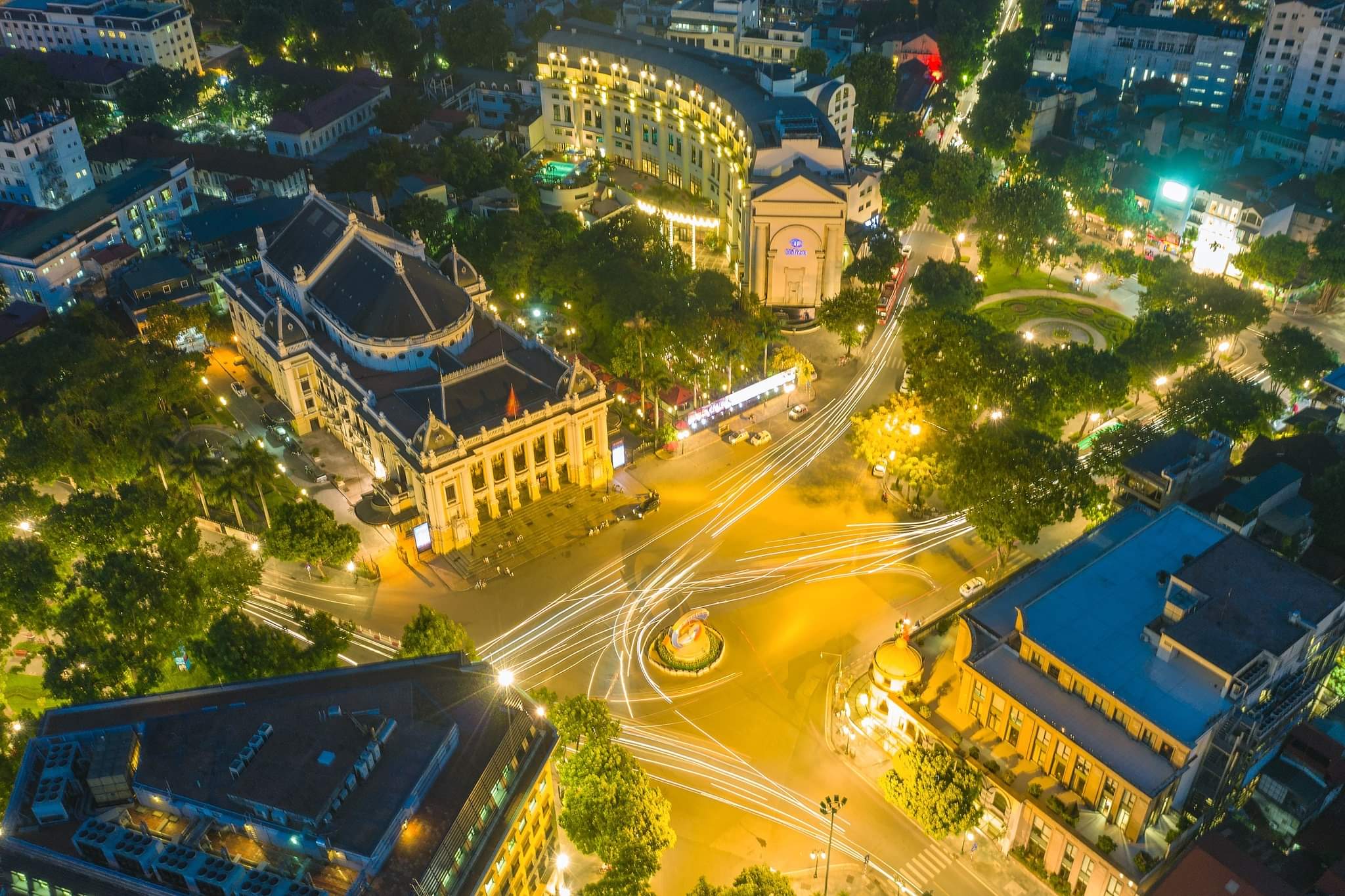 Hanoi Opera House from above