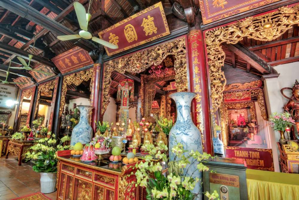 Inside Tran Quoc Pagoda Photo Toàn Dũng Media VOV VN