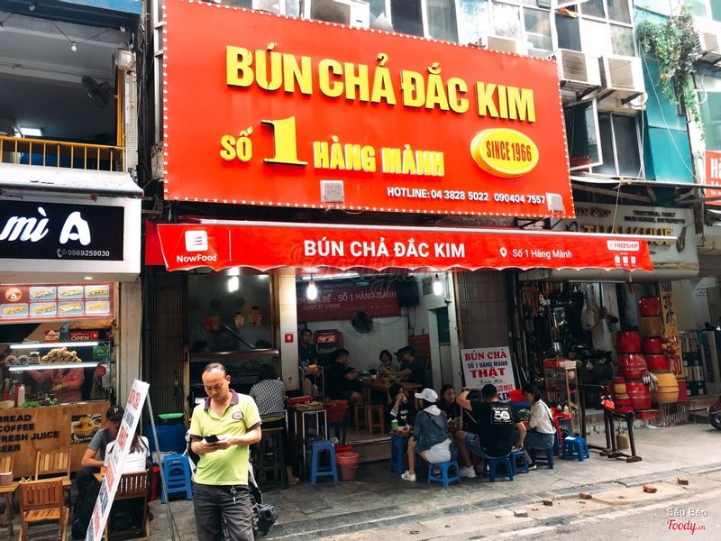 Bun Cha Dac Kim, 1 Hang Manh Street, Hoan Kiem District, Hanoi (Bun Cha Hanoi)