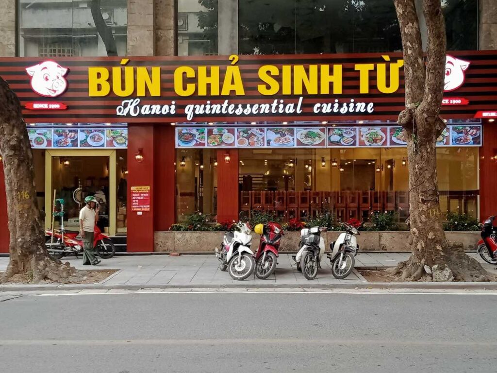 Bun Cha Sinh Tu, 316 Pho Vong Street, Hanoi