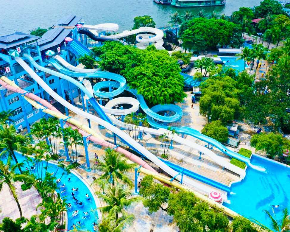 West Lake Water Park located near West Lake Hanoi